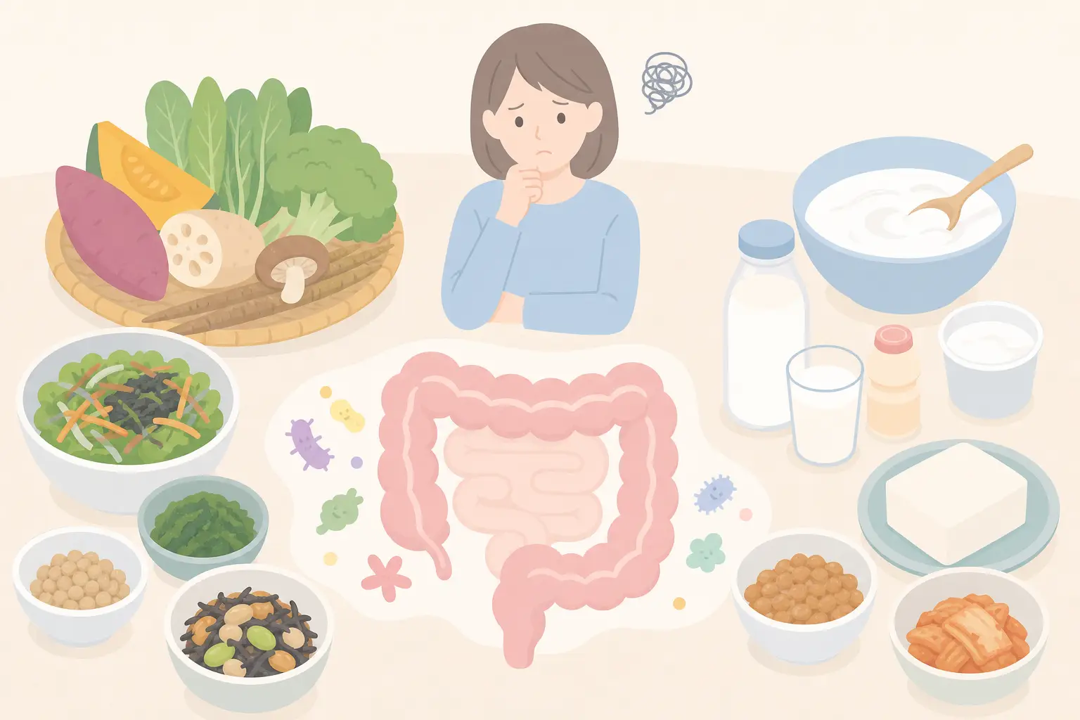 腸活でやってはいけないこと｜食物繊維・乳酸菌のとりすぎに注意